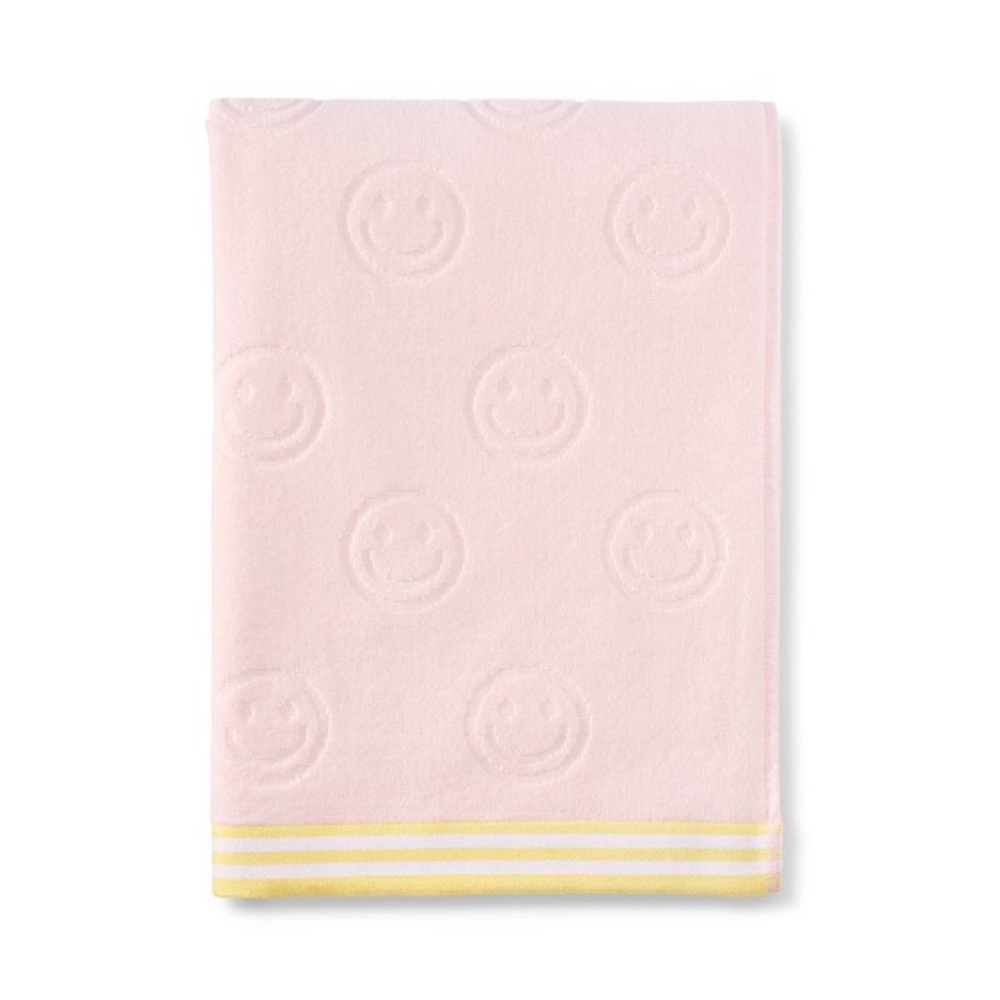 NWT SCLN Smiley Towel | Pink & Yellow Beach Towel | SCLN x Target | Brand New 22